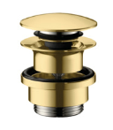 Hansgrohe Push-Open bundventil poleret guld-optik PVD